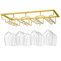 Support à verres à vin professionnel sous armoire, en fer, avec rangement suspendu, idéal pour bar et cuisine – Meilleure vente