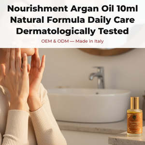 Huile d'Argan Rouge Moringa Italie 10ml Formule Naturelle Soin Quotidien Testée Dermatologiquement Huile Végétale à Marque Blanche - Product Image 2