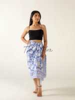 Marque de luxe indienne Designer Coton Sarong Unique Floral Imprimé Court Bikini Cover-Up Pareo pour Femmes et Filles Beach Wear