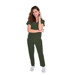 Conjuntos de uniformes médicos de manga larga para médicos y enfermeras Conjunto de Jogger de fregado de hospital Premium Algodón Poliéster al por mayor - Product Image 1