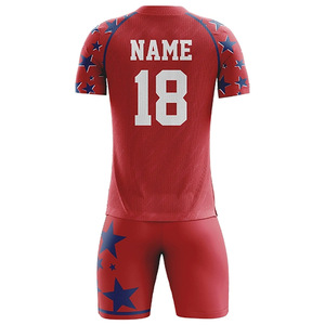 Uniforme de fútbol de entrenamiento de ajuste relajado Construcción duradera Colores resistentes a las manchas Jersey de jugador personalizado Ropa de fútbol de Francia - Product Image 6