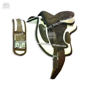 Selle anglaise Freemax Selle d'équitation synthétique sans arbre avec sangle de circonférence Style équestre Meilleur vendeur indien - Product Image 2