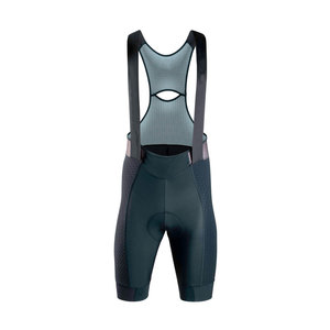 KATBROS INDUSTRY <b>Men's</b> Black Cycling Bib Shorts Fitted Moisture-Wicking Breathable Quick-Dry Spandex/Nylon 120g Custom Print - Product Image 4
