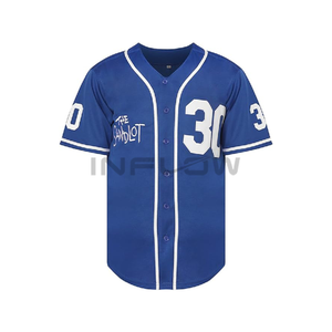 Uniformes de béisbol y sóftbol de poliéster 100% personalizados para hombres, equipo de adultos, transpirable, antibacteriano, sublimación de secado rápido - Product Image 1