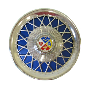 Accessoire chrome + bleu, disque de roue de secours de 10 pouces - Product Image 1