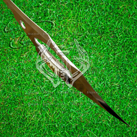 Couteau de survie Bowie en acier D2 fait main sur mesure - Couteau de chasse professionnel avec logo OEM, étui en cuir, pointe de lance, garantie de 3 ans, ergonomique
