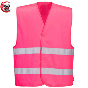 Chaleco de seguridad de construcción reflectante naranja de alta visibilidad personalizado transpirable impermeable material de poliéster ropa de trabajo al por mayor - Product Image 1