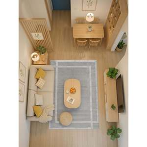 Wholesale Acrylic Area <b>Rug</b> BEGONVIL BG003 <b>Grey</b> Machine Made Turkish Carpet for <b>Living</b> <b>Room</b> Hotel Project - Product Image 1