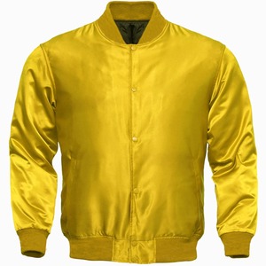 Bomber universitaire en satin unisexe, couleurs vives, sensation douce, parfait pour les promotions et les équipes - Product Image 6