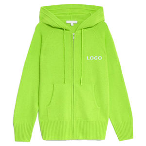 Sweat à capuche décontracté en coton mélangé pour femmes avec impression personnalisée, doublure en polaire douce et silhouette tendance de style streetwear - Product Image 5