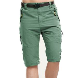 Pantalones cortos de pesca de secado rápido para hombre, cintura elástica oculta con logotipo personalizado, fabricante OEM - Product Image 5