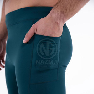 Leggings de compression pour hommes avec logo personnalisé, faible MOQ, nouvelle collection. - Product Image 6