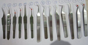 Ensemble de pinces et de forceps pour greffe de cheveux manuelle en acier inoxydable allemand ASTRIN SURGICAL, certifié CE, réutilisable, classe médicale II - Product Image 5