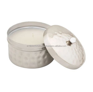 Hot Selling Silver Hammered Soy Wax <b>Candle</b> Jar for Home Decoration for Christmas New Year and Ramadan Available in <b>Bulk</b> - Product Image 6