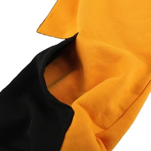 Venta al por mayor de los hombres personalizados media cremallera de color sólido de gran tamaño Logo sudadera sin capucha de lana con cremallera Puff estampado 2025 - Product Image 4