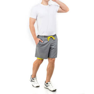 MOQ bajo Tela suave de alta calidad Pantalones cortos para correr de secado rápido para hombres Pantalones cortos de doble capa hechos a medida para actividades al aire libre - Product Image 4