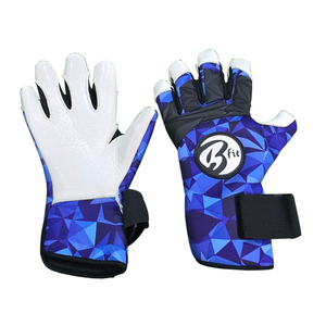 Gants de gardien de but de football respirants à forte adhérence pour hommes Gants de gardien de but en cuir du Pakistan - Product Image 1