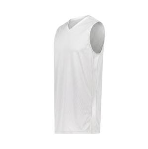 Fabricante Profesional de Camisetas de Baloncesto Transpirables para Hombre, Tallas Grandes, Sin Mangas, Logotipo Personalizado, Teñido Liso, Técnica 280g - Product Image 1
