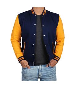 Custom High School Letterman <b>Bomber</b> Style Fleece <b>Baseball</b> <b>Jacket</b> for Men Street Style Varsity <b>Jacket</b> for College for Spring - Product Image 3