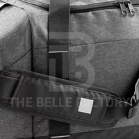 Sac de sport personnalisé Rouse Sports 2025, grand sac de sport pour la salle de sport, résistant, imperméable, en nylon noir pour hommes, équipement BELLE FACTORY