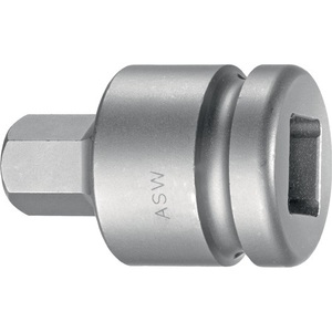 3/4" Drive Impact <b>Socket</b> Insert 745-<b>17mm</b> Hex Key 62mm Length by ASW - Product Image 1