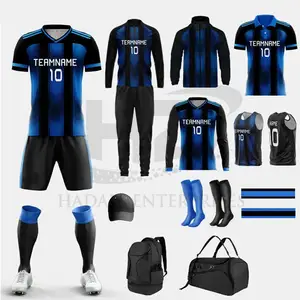 Fabrieksfabricage Sportkleding Voetbal Uniform Custom Kleur Hoge Kwaliteit Voetbal Uniform Voor Volwassenen