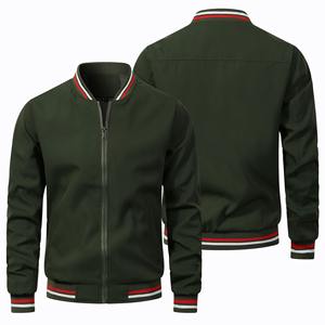 Chaqueta de béisbol de moda de gama alta Premium Estilo universitario Tela de lona fuerte con bordado Proveedor de chaqueta deportiva de Uso largo - Product Image 5