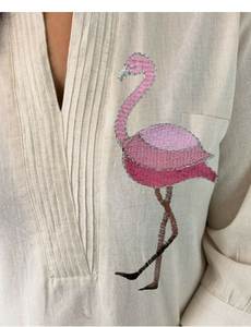 ชุดลำลองแบบกลับด้านได้สวยงามสำหรับงานปาร์ตี้ พร้อมเสื้อทรงเอไลน์และกางเกงทรงพลัสโซ - Product Image 6