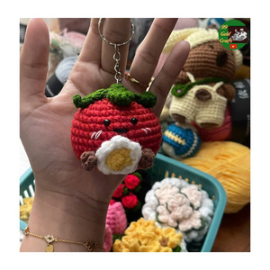 Kit de ganchillo hecho a mano al por mayor, muñeco de hilo de patata positivo, llavero, regalo para niños, muestra gratuita personalizada - Product Image 1