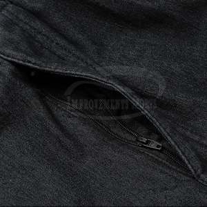 Jeans droits en polaire pour hommes coupe-vent et respirants pour la saison d'hiver, lavage moyen, vente en ligne, vente en gros personnalisée - Product Image 6