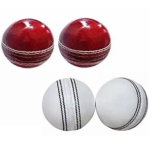 Balle dure de cricket logo personnalisé vêtements de sport équipe joueurs balle de cricket de haute qualité fabriqué au Pakistan - Product Image 3