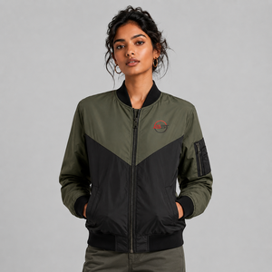Chaqueta Bomber Acolchada Transpirable para Mujer, Diseño Personalizado OEM, Alta Calidad, Impermeable, Tallas Grandes, Nuevo Diseño, Corta, para Gimnasio - Product Image 1