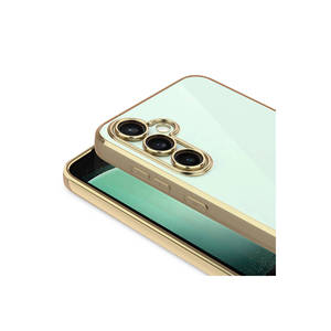 Coque de protection antichoc en silicone rose doré de luxe pour Samsung Galaxy A34/A24 Plus avec découpe de logo et protection d'appareil photo en silicone souple - Product Image 2