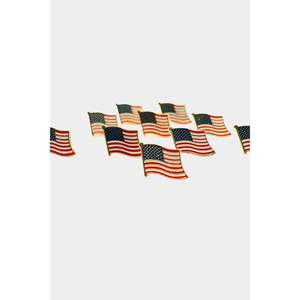Lot de 10 pinglettes de drapeau américain en émail, avec attache de sécurité - Product Image 6