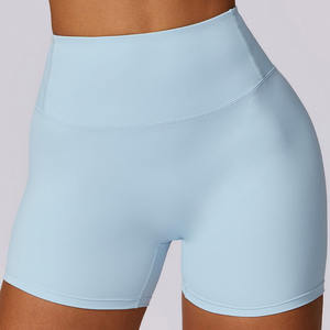 Shorts de course à taille haute 2025, shorts de yoga souples, shorts de vélo, shorts de sport pour femmes, shorts de fitness avec couleur personnalisable - Product Image 4