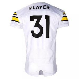 Maillot de football américain 2025 entièrement personnalisé, grande taille, manches courtes, respirant, antibactérien, séchage rapide – Meilleure vente - Product Image 2