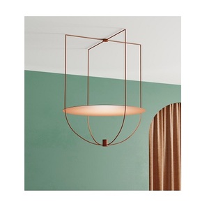 Hot Sale Vintage Decorative Handmade <b>Rattan</b> & Iron LED Chandeliers <b>Lantern</b> Hanging Lamps for Residential Dining - Product Image 2