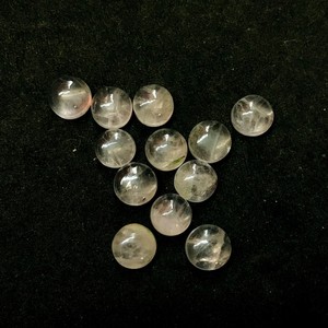 12ชิ้นพลอยควอตซ์สีกุหลาบธรรมชาติขัดมากสำหรับทำเครื่องประดับ7x12mm - Product Image 2