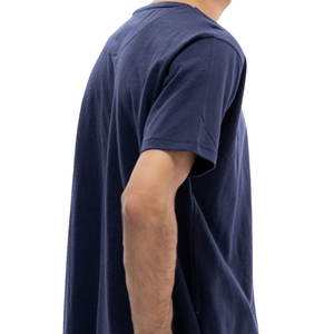 Camiseta de verano de algodón con cuello redondo para hombre, nueva moda, ajustada, de manga corta, informal, transpirable, de talla grande, diseño de lona en blanco - Product Image 6