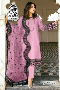 Latest Designer Heavy Georgette Embroidery Sequence Work <b>Kurti</b> Set by Fab Zone - Product Image 3