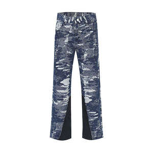 กางเกงยีนส์เดนิมผู้ชายแบบสั่งทำ OEM |   กางเกงขายาวทรงตรงผ้าฝ้าย 100% ซักนุ่มพิเศษสำหรับฤดูหนาว |   กางเกงยีนส์คุณภาพสูง แห้งเร็ว เป็นมิตรกับสิ่งแวดล้อม - Product Image 1