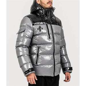 Chaqueta acolchada con cremallera estampada transpirable de poliéster 100% nueva chaqueta de invierno con logotipo personalizado más vendida de ATLANTIC - Product Image 4