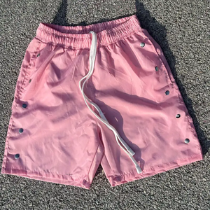 Short de gym imprimé avec logo personnalisé pour homme 100% polyester à séchage rapide respirant Baggy Fit Streetwear pour l'entraînement et les vêtements de sport décontractés - Product Image 3