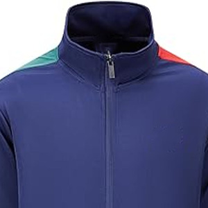 ชุดวอร์มลายทางด้านหน้าขายดีสำหรับผู้ชาย / ชุดกีฬาสไตล์ผู้ใหญ่แบบมีซิปสำหรับผู้ชาย โพสต์โดย Dress Sports - Product Image 2