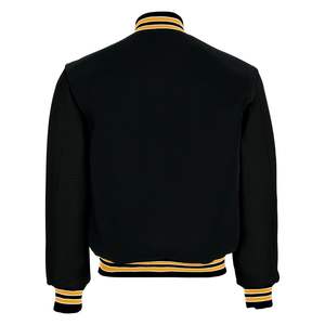 Veste universitaire pour homme de haute qualité, personnalisable, tendance, avec lettrage, en tissu de laine, écologique, fabriquée au Pakistan - Product Image 3