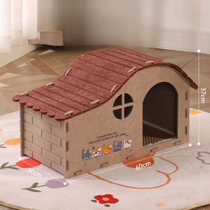 Customizable DIY Felt <b>Cat</b> House Bed Nest Wholesale Pet <b>Cage</b> Shelter Made Wool Polyester Fill Material Portable Foldable - Product Image 6