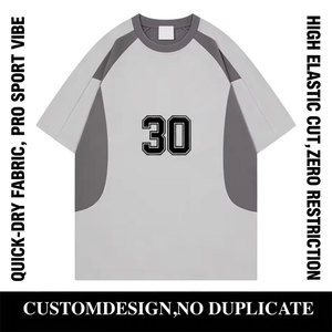 Camiseta de Fútbol Ligera Personalizada, Corte Regular, Transpirable, 100% Poliéster, Impresión Digital, Antibacteriana, Secado Rápido, Estilo Urbano - Product Image 4