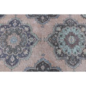 Vintage Turkish Rug 2.9x4.8 ft (89x146 cm), <b>Brown</b> Southwestern <b>Wool</b> Rug - Product Image 5