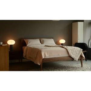 Cadre de lit minimaliste artisanal-Bois indonésien - Product Image 5