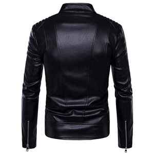 Veste en cuir pour homme de haute qualité, nouvelle conception, en cuir véritable, fabriquée en usine, nouvelle arrivée, prix raisonnable - Product Image 6